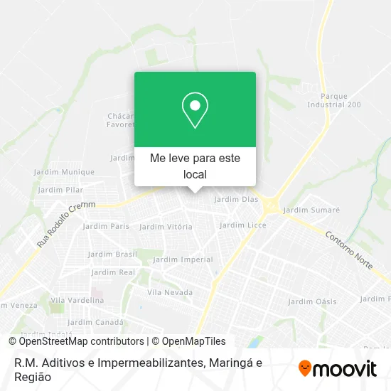 R.M. Aditivos e Impermeabilizantes mapa