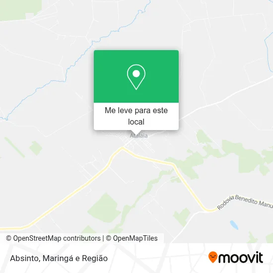 Absinto mapa