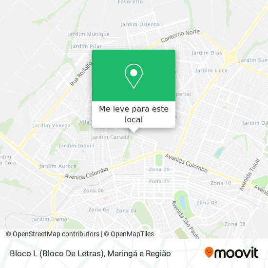 Bloco L (Bloco De Letras) mapa