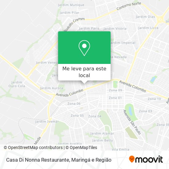 Casa Di Nonna Restaurante mapa