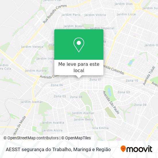 AESST segurança do Trabalho mapa