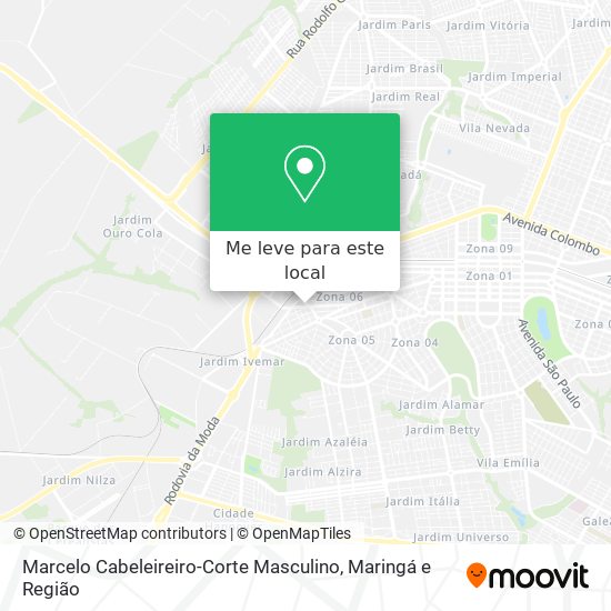 Marcelo Cabeleireiro-Corte Masculino mapa