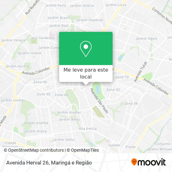 Avenida Herval 26 mapa