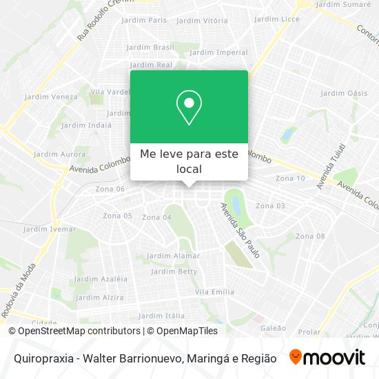 Quiropraxia  - Walter Barrionuevo mapa