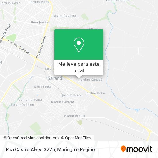 Rua Castro Alves 3225 mapa