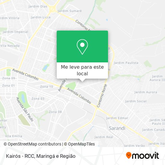 Kairós - RCC mapa