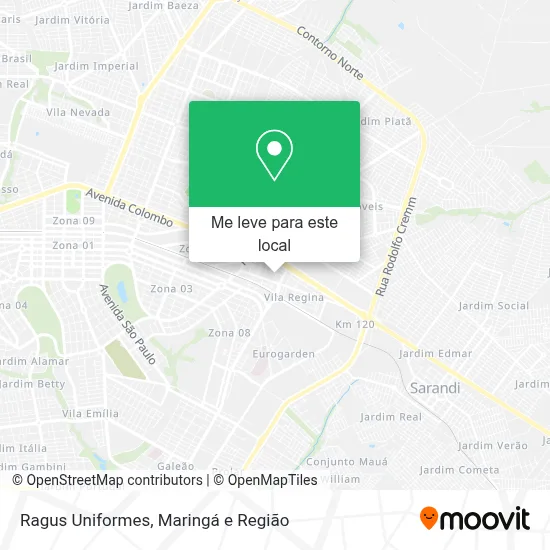 Ragus Uniformes mapa