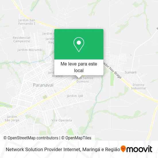 Network Solution Provider Internet mapa