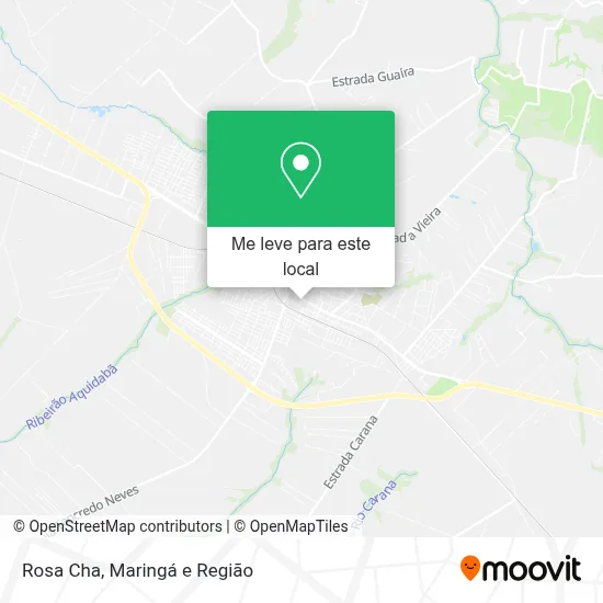 Rosa Cha mapa