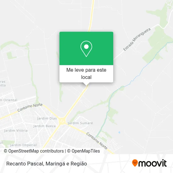 Recanto Pascal mapa