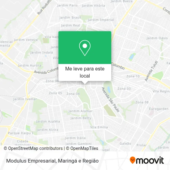 Modulus Empresarial mapa