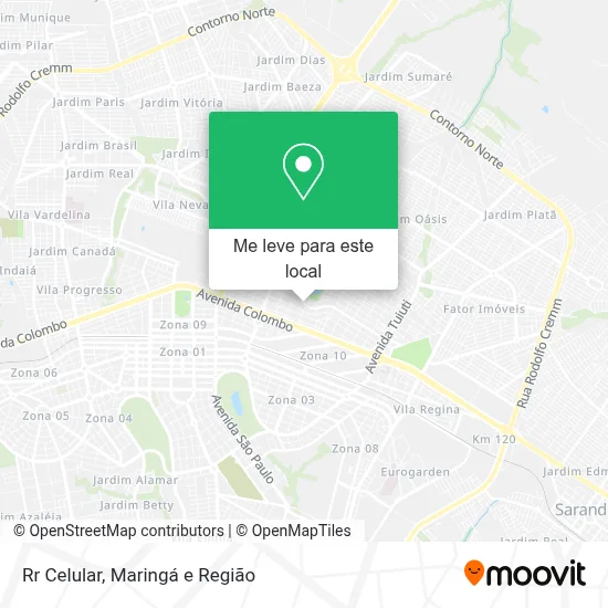 Rr Celular mapa