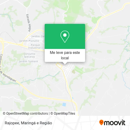 Rajopee mapa