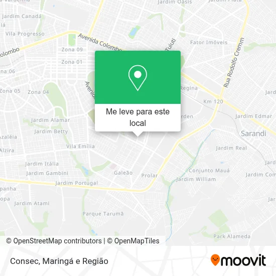 Consec mapa