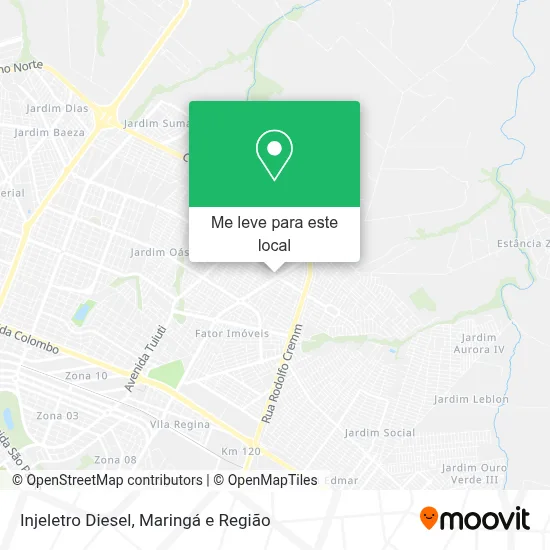 Injeletro Diesel mapa
