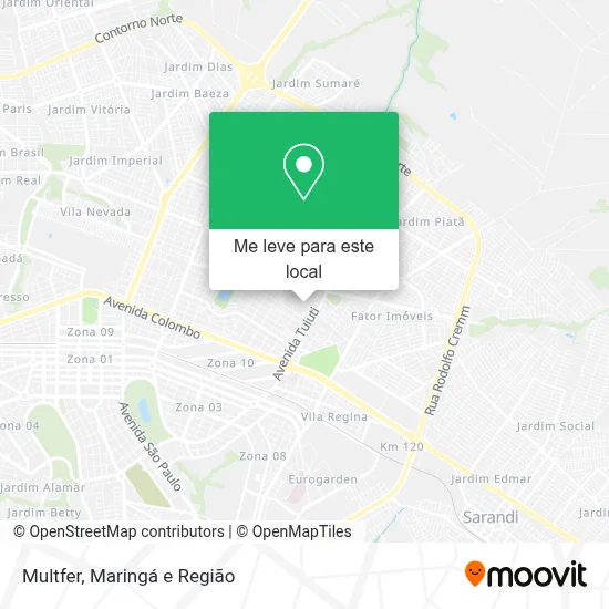 Multfer mapa