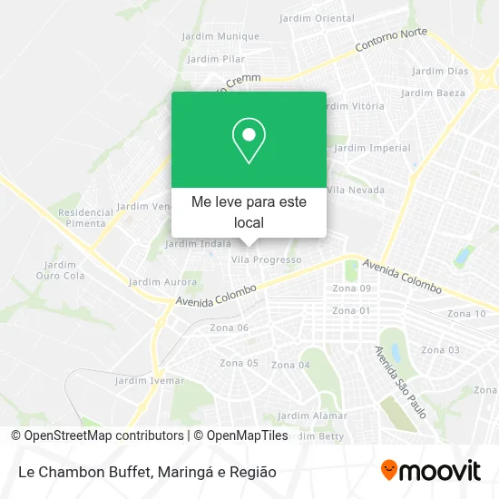 Le Chambon Buffet mapa