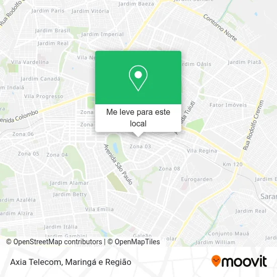 Axia Telecom mapa