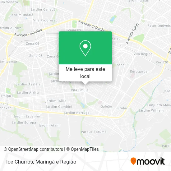 Ice Churros mapa