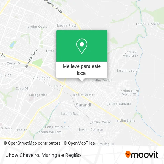 Jhow Chaveiro mapa