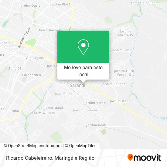 Ricardo Cabeleireiro mapa