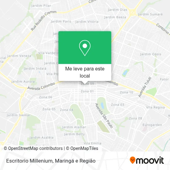 Escritorio Millenium mapa
