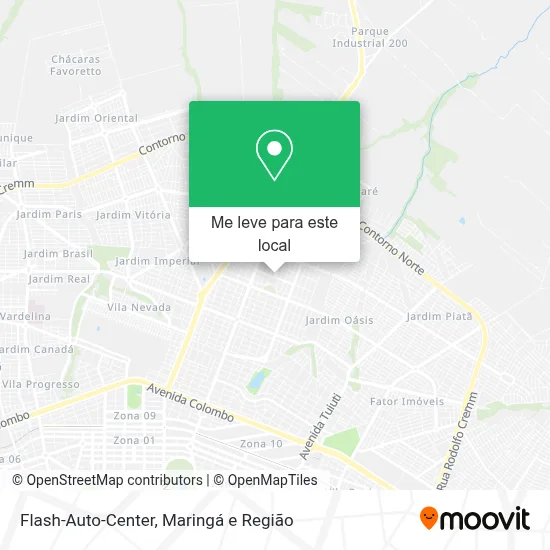 Flash-Auto-Center mapa