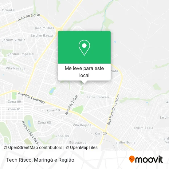 Tech Risco mapa