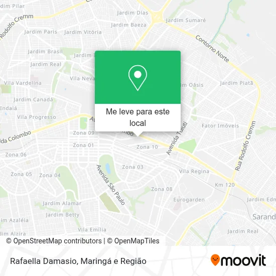 Rafaella Damasio mapa
