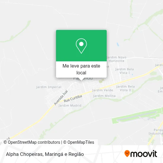 Alpha Chopeiras mapa