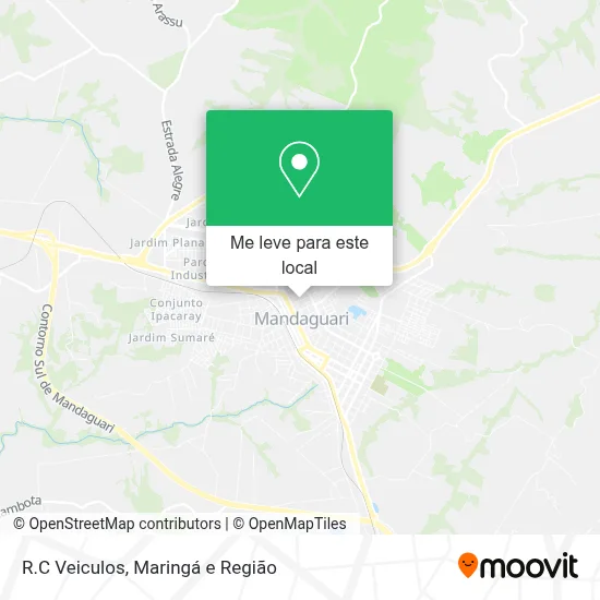 R.C Veiculos mapa