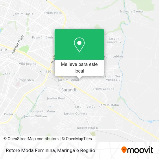 Rstore Moda Feminina mapa