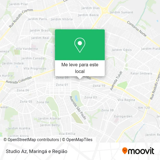 Studio Az mapa