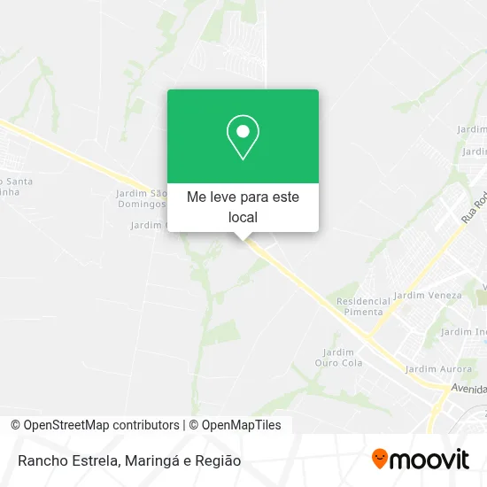 Rancho Estrela mapa