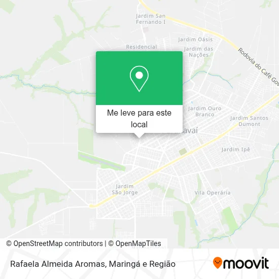 Rafaela Almeida Aromas mapa