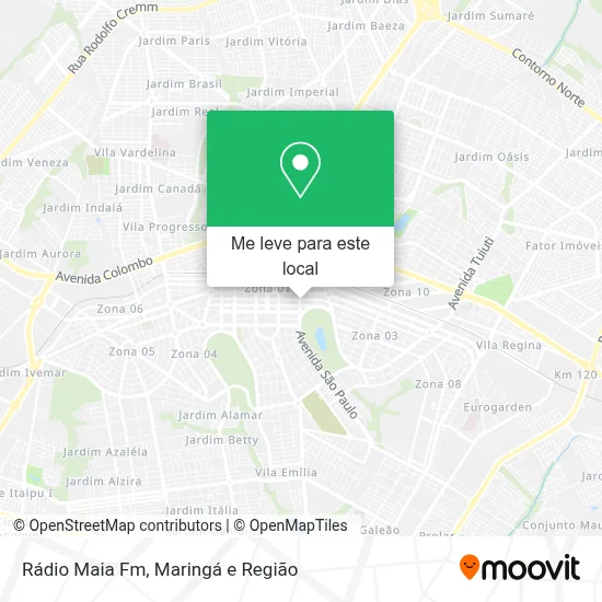 Rádio Maia Fm mapa