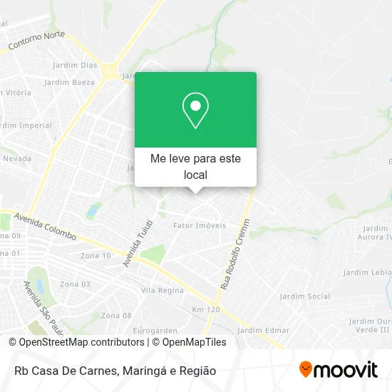 Rb Casa De Carnes mapa
