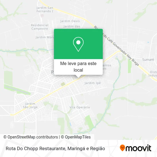 Rota Do Chopp Restaurante mapa