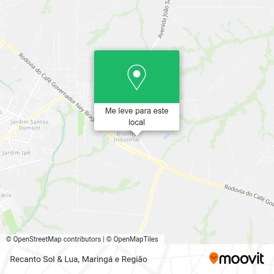 Recanto Sol & Lua mapa