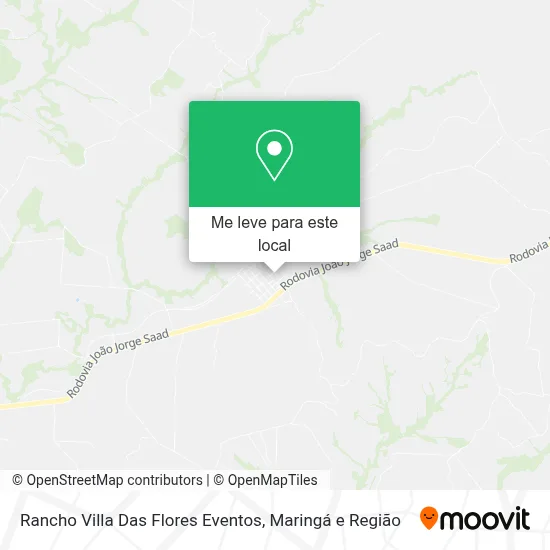 Rancho Villa Das Flores Eventos mapa