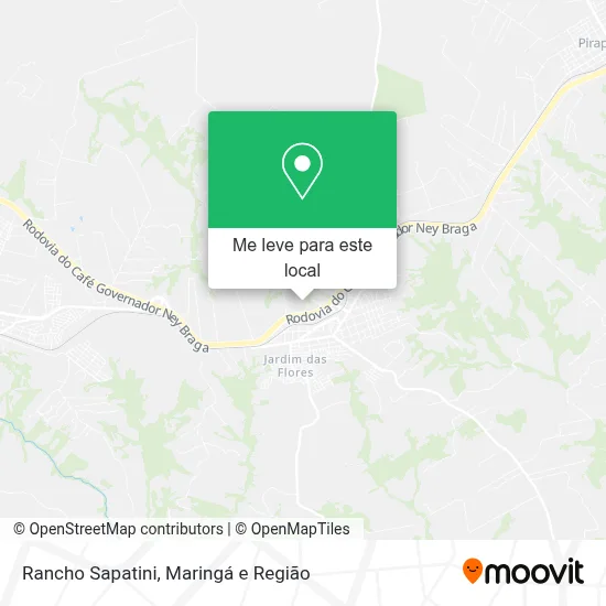 Rancho Sapatini mapa