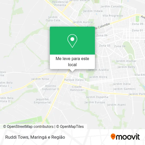 Ruddi Tows mapa