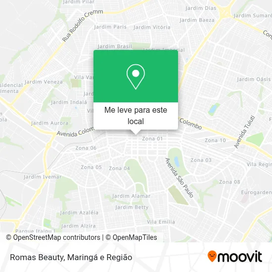 Romas Beauty mapa