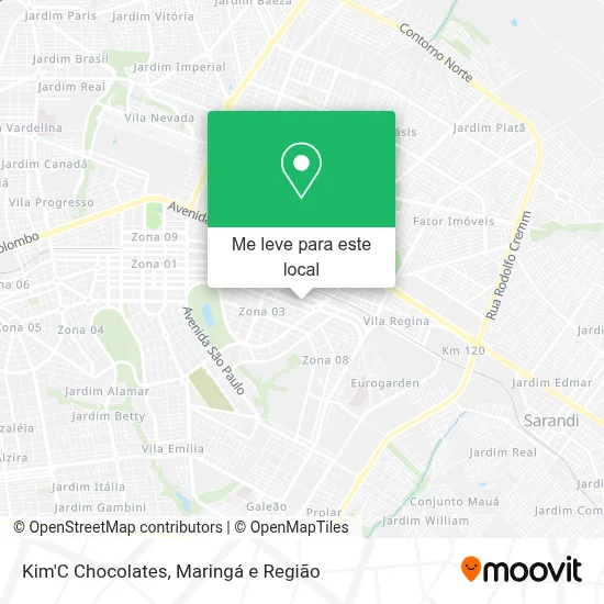 Kim'C Chocolates mapa