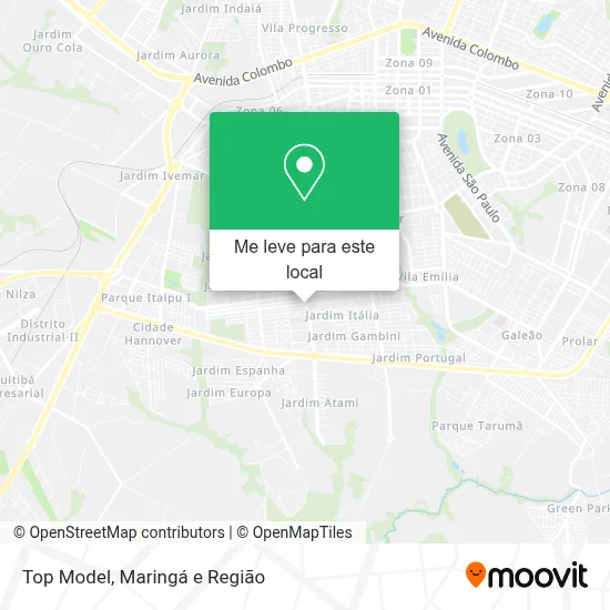 Top Model mapa