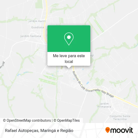 Rafael Autopeças mapa