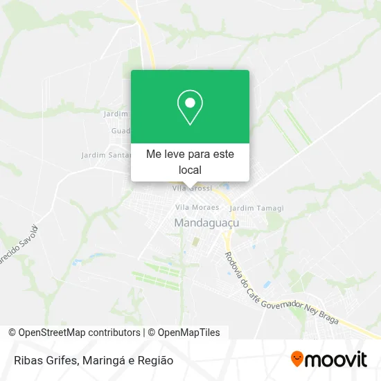 Ribas Grifes mapa