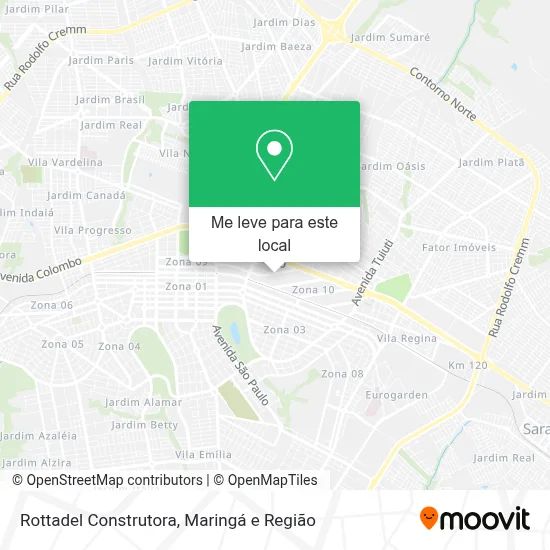 Rottadel Construtora mapa
