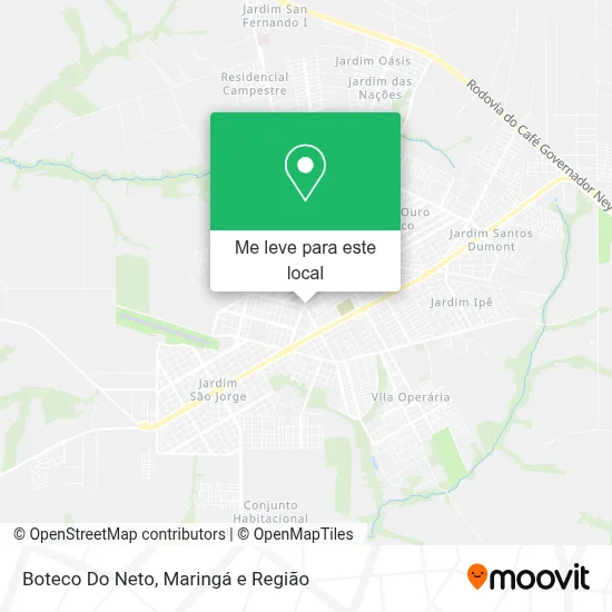 Boteco Do Neto mapa