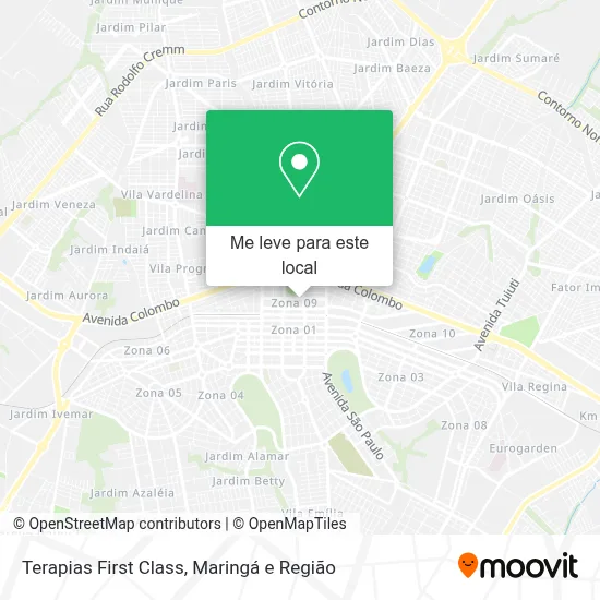Terapias First Class mapa